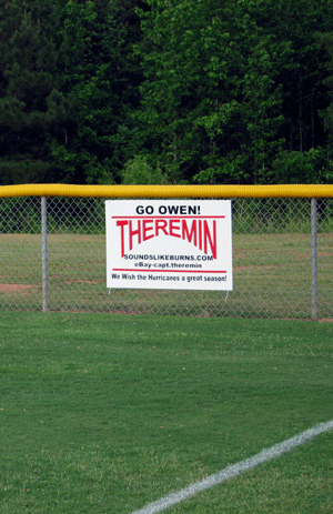 Burns Theremins sponsors baseball